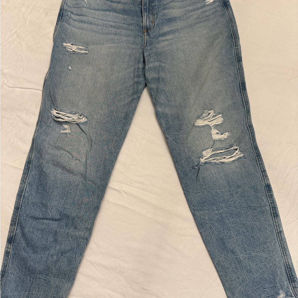 Abercrombie Distressed Blue Jeans